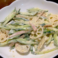 美月kk's cooksnap of when they made 簡単！蓮根とハム胡瓜のマヨ醤油サラダ.