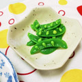 サンディサンディ's cooksnap of when they made スナップエンドウの柚子こしょう和え.