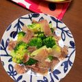 たいちん☆'s cooksnap of when they made ブロッコリーと生ハムのサラダ.