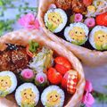 Naomile☆'s cooksnap of when they made かまぼことちくわのお花。キャラ弁おかず♪.
