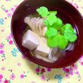 ふたごゆき's cooksnap of when they made 舞茸と豆腐のお吸い物.