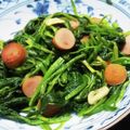★むさ's cooksnap of when they made ほうれん草とベーコンのシンプル炒め.