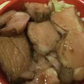 あゆたっくん's cooksnap of when they made 豚丼 ローストポークをリメイク.