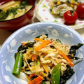♡ちかりんです♡'s cooksnap of when they made 切り干し大根とネギわかめのゴマポン和え.