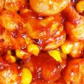 nekomoti's cooksnap of when they made お弁当に♪エビのケチャップ炒め.