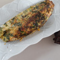 小手毬＊●((◉ｴ◉))●'s cooksnap of when they made こまったさんのほうれん草オムレツ.
