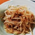 低カロ探検隊's cooksnap of when they made レンジ４分簡単副菜！もやしの胡麻甘酢和え.