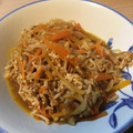 smilemaus's cooksnap of when they made ひき肉と白滝、人参の炒め煮.