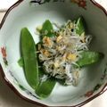 冷蔵庫レスキュー隊's cooksnap of when they made 絹さやのちりめんじゃこサラダ.