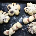 みみ母's cooksnap of when they made セミハードな＊ぷちウィンナパン＊.