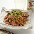52週間's cooksnap of when they made イカの一夜干し焼き、納豆乗せ.