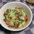 四児のハハ's cooksnap of when they made ブロッコリーとソーセージのマヨチーズ焼.