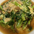 クックUNYSKI☆'s cooksnap of when they made 【農家のレシピ】菜の花とエノキの卵とじ.
