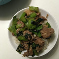sakutakuhitoshu's cooksnap of when they made 豚肉と小松菜のしょうが炒め.