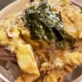 まーこパパ's cooksnap of when they made 【発毛レシピ】サバ缶で親子丼.