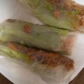 マリアの料理記録日誌's cooksnap of when they made 残りものでOK!ひき肉の簡単生春巻き.