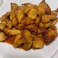 momoko418's cooksnap of when they made むね肉で☆名古屋風甘辛チキンバー.