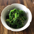 栗丸うさぎ's cooksnap of when they made しっとり【菜の花のからし和え】.