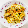 あっこ姉's cooksnap of when they made 厚揚げとねぎの卵とじ.