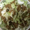 かおり♡♡♡'s cooksnap of when they made しゃきしゃきキャベツ納豆.