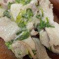 しょこ_'s cooksnap of when they made 薄切り豚ロースの塩ダレ焼き.