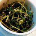 ★お結び☆'s cooksnap of when they made 豆苗と塩昆布☆苦手克服！.