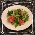 ♪キッチンmama's cooksnap of when they made セロリ葉とトマトのマリネサラダ.