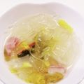 くらら♪☆'s cooksnap of when they made 白菜とベーコンのくずきりスープ.