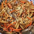 きまぐれしぴ's cooksnap of when they made 超簡単!!手間抜ききんぴらごぼう.