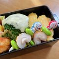 でかおちば's cooksnap of when they made ミニ②サイズ♡弁当の隙間にハートちくわ.