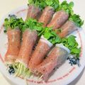ほほちゃまる's cooksnap of when they made 生ハムのカイワレ巻き.