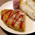 ばたみそーぱん☆'s cooksnap of when they made 卵1個で♪ふわっふわ♪じゃがオムレツ.