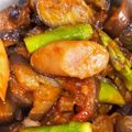 べるＬ＠ＮＩ's cooksnap of when they made なすとウインナーのケチャップ炒め…。.