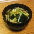 Asato★'s cooksnap of when they made みょうが＆えのき　味噌汁.