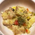 マジュマジュ's cooksnap of when they made 鶏モモ肉・キノコのマスタードクリーム煮.