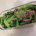 しらたまこむぎ's cooksnap of when they made 簡単副菜♡小松菜とツナのゴマわさび和え.