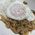 YUKAbuudaZ's cooksnap of when they made ガパオ風ライス.