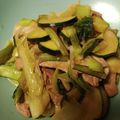 料理スキになってきた's cooksnap of when they made トロトロズッキーニの豚マヨぽん炒め.