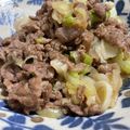 Faiza's cooksnap of when they made ☆簡単おうち牛丼☆ネギ塩ソースがけ.