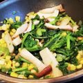 ダッフィーニーうに's cooksnap of when they made ほうれん草とコーンのバターソテー.