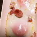 こずっぺ's cooksnap of when they made 朝食【ベーコンエッグ＆ベーコンエッグ丼】.