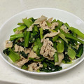 なななな♡MaMa's cooksnap of when they made 豆苗と豚肉のゴマ油炒め.