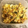 iluvnyizmtnk's cooksnap of when they made 簡単！シャキシャキ蓮根と納豆のチャーハン.