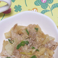 みぽぽ37's cooksnap of when they made 豚こま切れ肉の七味マヨ炒め.