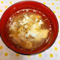 みれいく's cooksnap of when they made 卵白救済✾オニオンスープ♪.