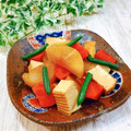Satoco❋'s cooksnap of when they made 簡単♪厚揚げと大根にんじんいんげんの煮物.