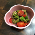 栗丸うさぎ's cooksnap of when they made おくらとトマトの中華風サラダ.