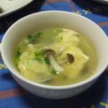 mimo14's cooksnap of when they made 栄養満点☆玉ねぎ、きのこ、卵のスープ.
