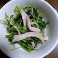クック00Q0QZ☆'s cooksnap of when they made 鶏胸肉と豆苗のボリュームサラダ.
