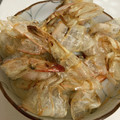 たべたべこ's cooksnap of when they made エビの殻でおつまみ♥.